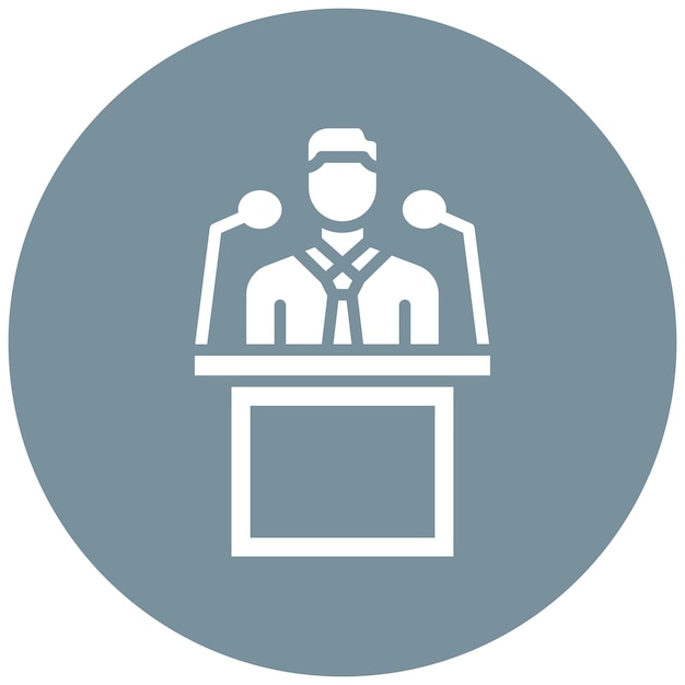El icono vectorial de la política sucia se puede usar para el conjunto de iconos de corrupción