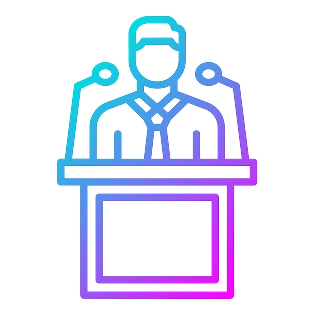 El icono vectorial de la política sucia se puede usar para el conjunto de iconos de corrupción