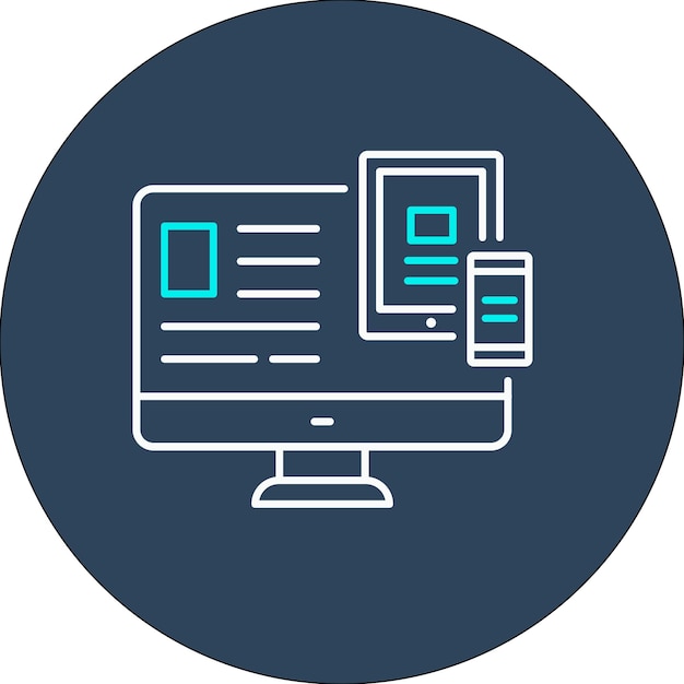El icono vectorial del portal de noticias se puede utilizar para el conjunto de iconos de noticias y medios