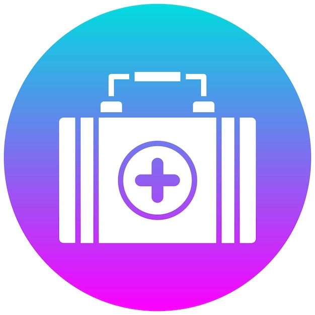 El icono vectorial de primeros auxilios se puede usar para el conjunto de iconos de voleibol