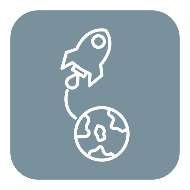 El icono vectorial del programa de aceleración se puede utilizar para el conjunto de iconos del espacio de trabajo conjunto