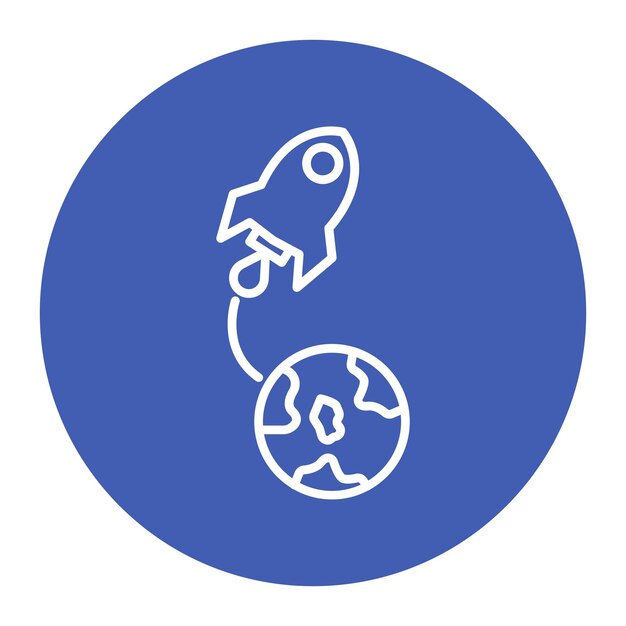 El icono vectorial del programa de aceleración se puede utilizar para el conjunto de iconos del espacio de trabajo conjunto