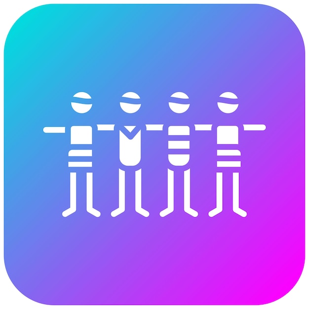 El icono vectorial de Quadrilha Dance se puede usar para el iconset de Festa Junina