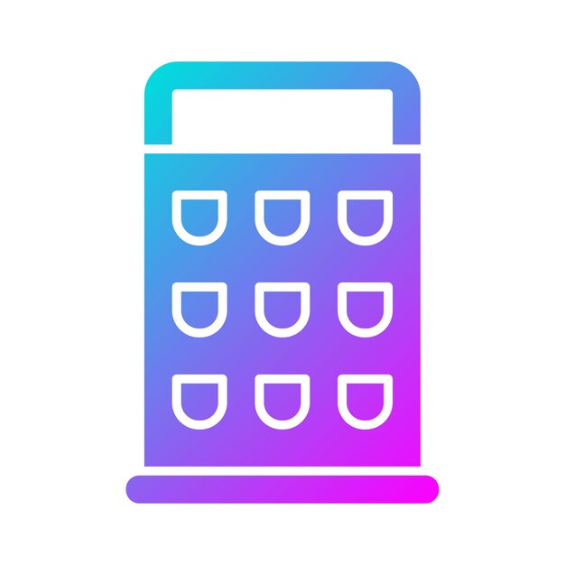 El icono vectorial del rastrillo se puede usar para el conjunto de iconos de la panadería