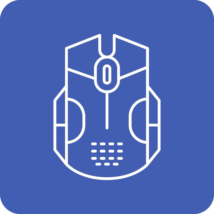 Vector el icono vectorial del ratón de juego se puede usar para el conjunto de iconos de juegos en línea