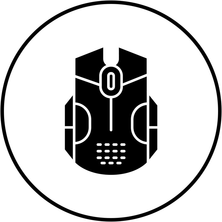 Vector el icono vectorial del ratón de juego se puede usar para el conjunto de iconos de juegos en línea