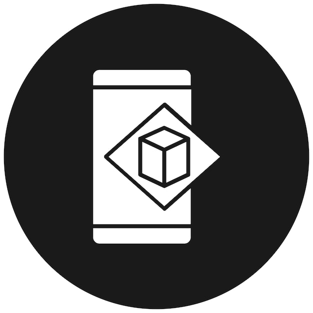 El icono vectorial de realidad aumentada se puede utilizar para el conjunto de iconos de tecnología