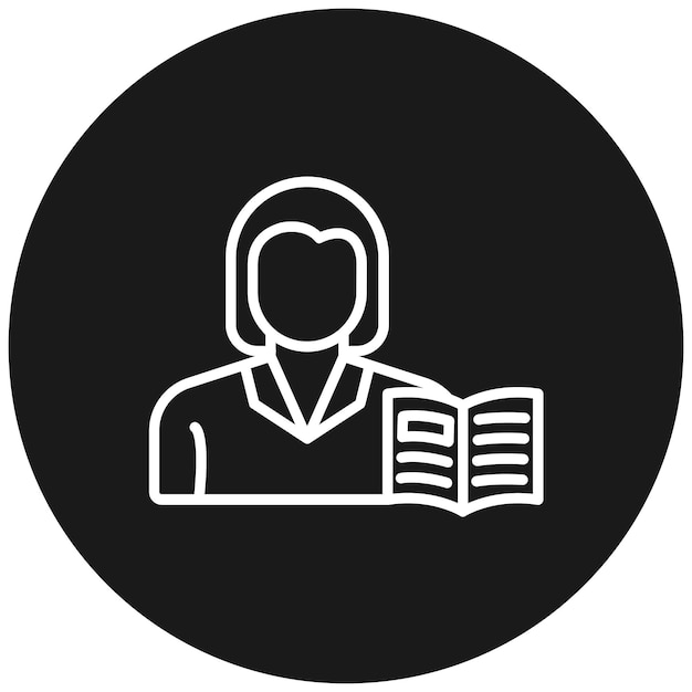 El icono vectorial de recetas femeninas se puede usar para el conjunto de iconos de limpieza