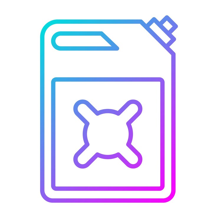 Vector el icono vectorial del recipiente se puede utilizar para el conjunto de iconos de reparación de automóviles