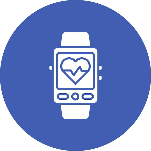 El icono vectorial del reloj deportivo se puede usar para el conjunto de iconos del gimnasio