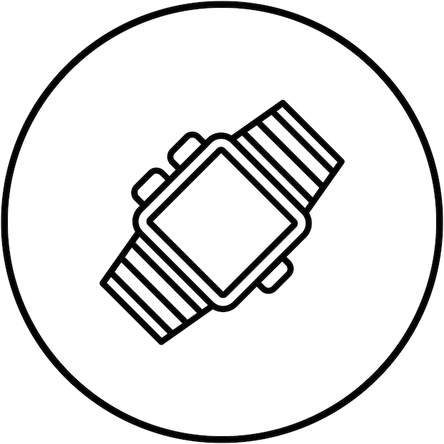El icono vectorial del reloj inteligente se puede utilizar para el conjunto de iconos de realidad virtual