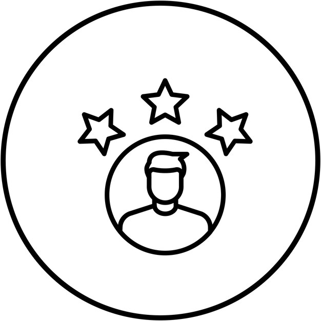 El icono vectorial de reseñas de clientes se puede utilizar para el conjunto de iconos de marketing