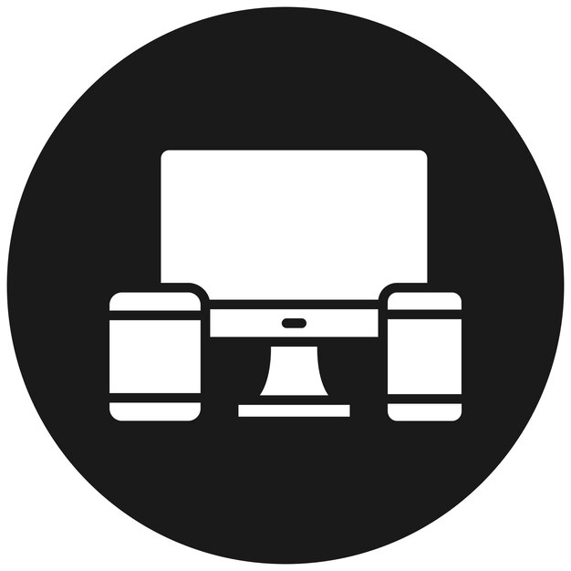 El icono vectorial responsivo se puede utilizar para el conjunto de iconos de marketing