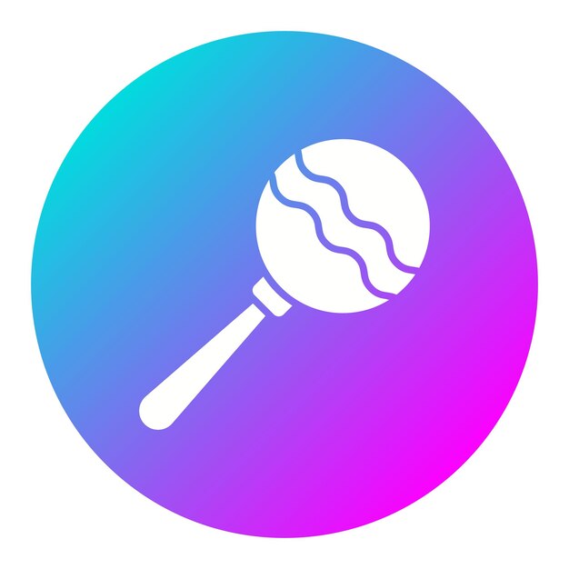 El icono vectorial de ruido se puede usar para el conjunto de iconos de juguetes para niños