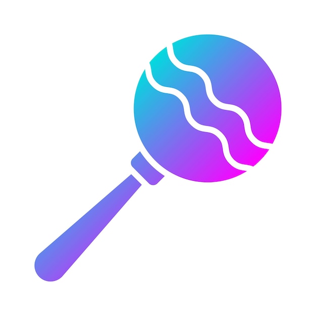 El icono vectorial de ruido se puede usar para el conjunto de iconos de juguetes para niños