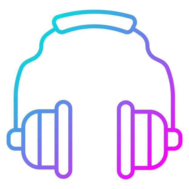 Vector el icono vectorial de safety ear muffs se puede utilizar para el conjunto de iconos de mejoras para el hogar