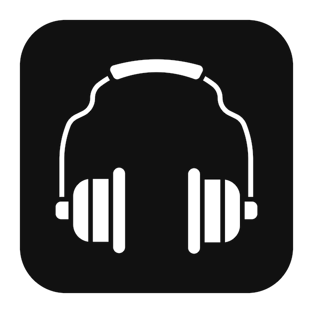 El icono vectorial de Safety Ear Muffs se puede utilizar para el conjunto de iconos de mejoras para el hogar
