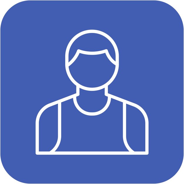 Icono vectorial de salvavidas masculino Se puede usar para el conjunto de iconos de Beach Resort