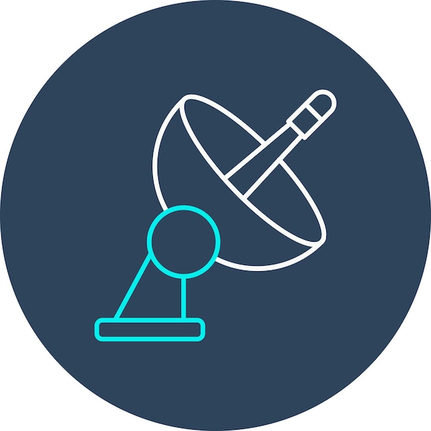 El icono vectorial de Sarellite se puede usar para el conjunto de iconos de noticias y medios