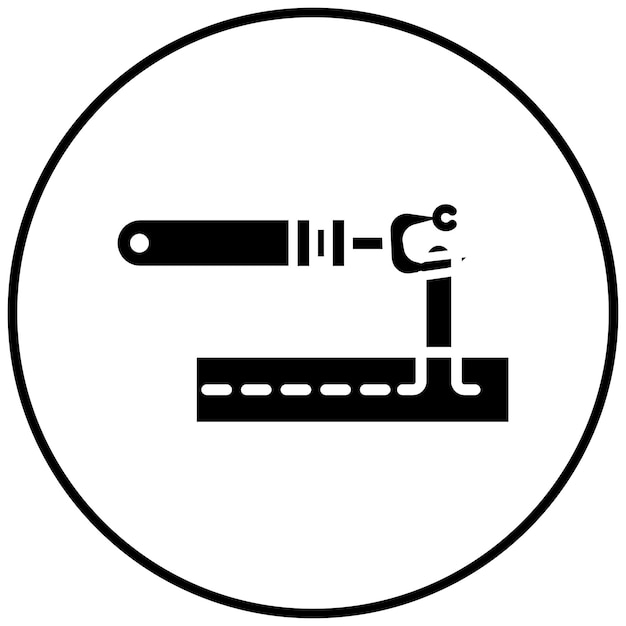 El icono vectorial de Seam Ripper se puede usar para el conjunto de iconos de Art and Craft Supplies
