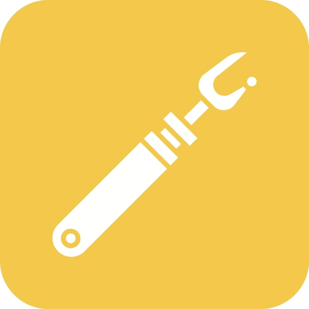 El icono vectorial de Seam Ripper se puede usar para el conjunto de iconos de costura