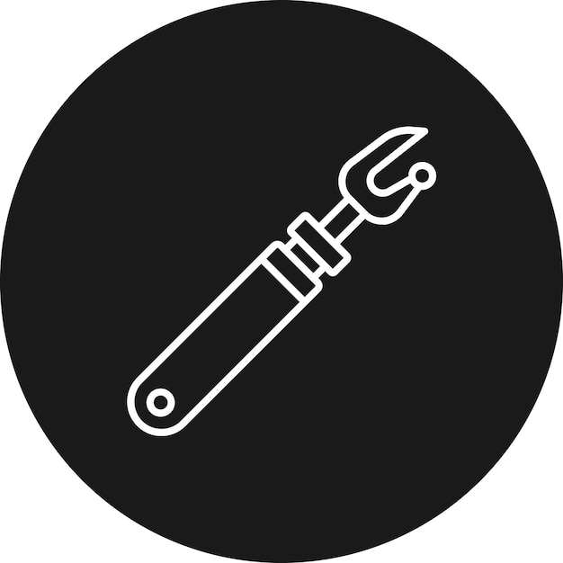 El icono vectorial de Seam Ripper se puede usar para el conjunto de iconos de costura