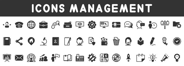 Icono vectorial sencillo en una gestión de temas