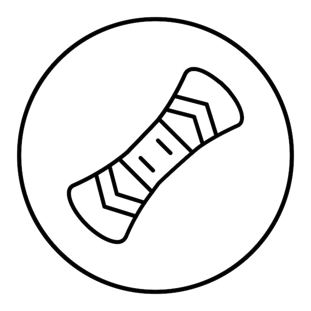 El icono vectorial de snowboard se puede usar para el conjunto de iconos de invierno
