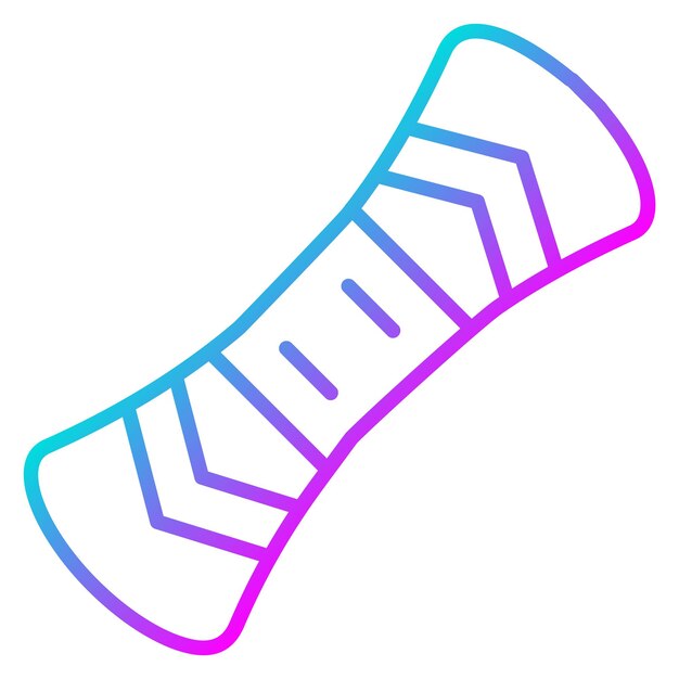 El icono vectorial de snowboard se puede usar para el conjunto de iconos de invierno