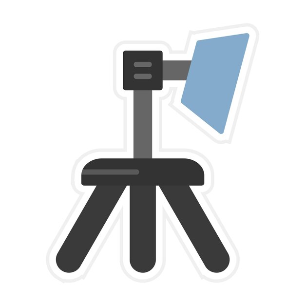 Vector el icono vectorial de softbox se puede usar para el conjunto de iconos de fotografía