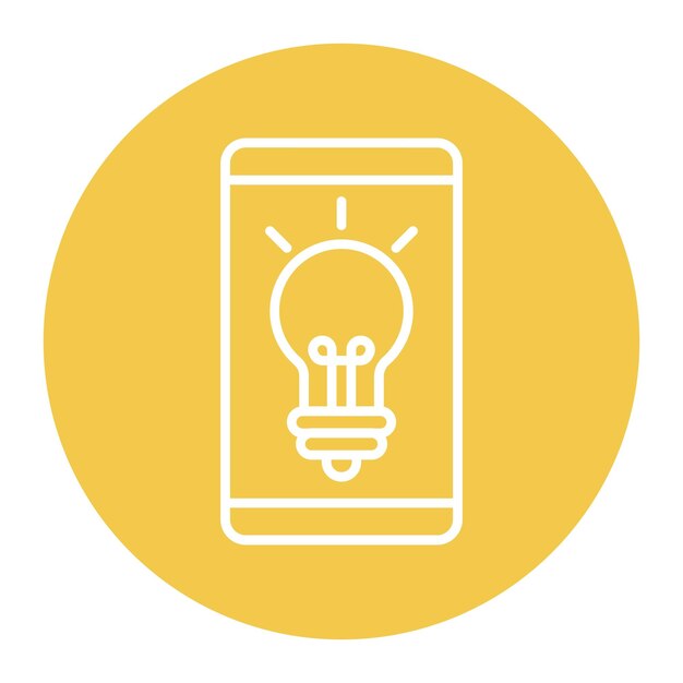El icono vectorial de soluciones móviles se puede utilizar para el conjunto de iconos de comunicación y medios