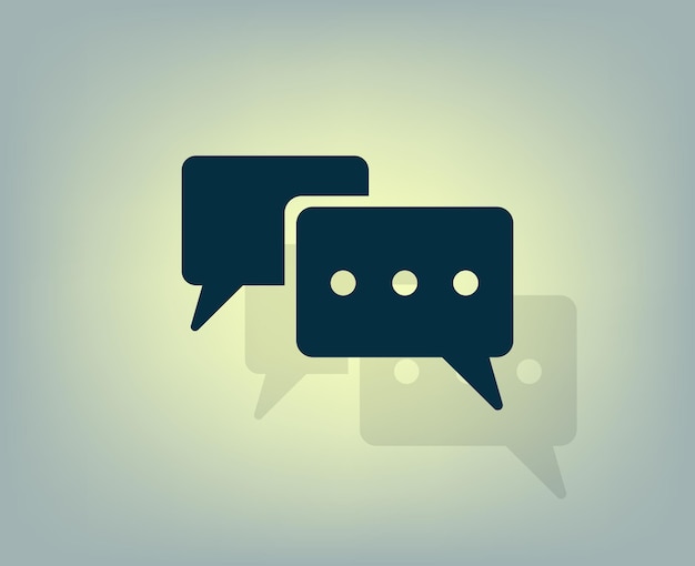 Icono vectorial con sombra en fondo gris con gradiente