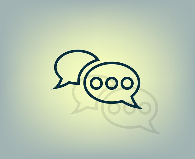 Icono vectorial con sombra en fondo gris con gradiente