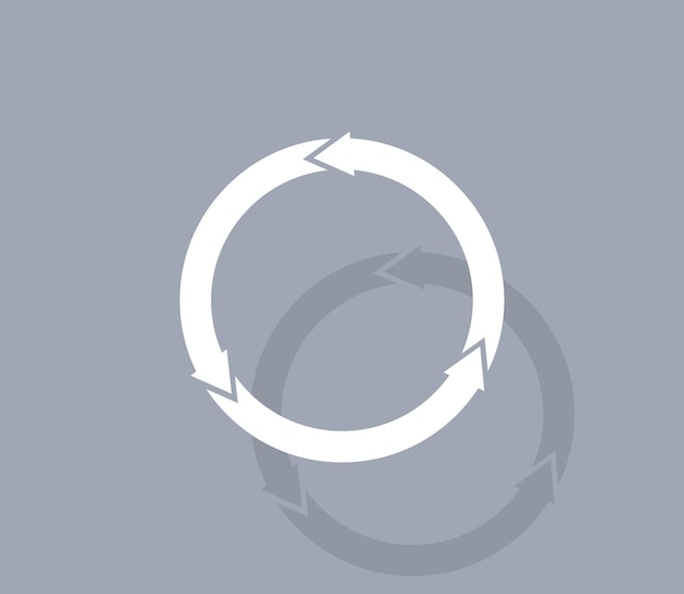 Icono vectorial con sombra en fondo gris