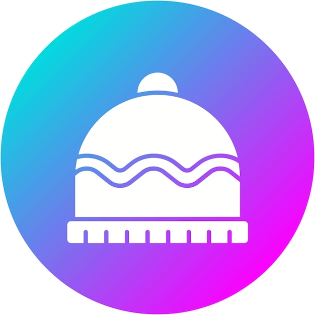 El icono vectorial del sombrero de otoño se puede usar para el conjunto de iconos de otoño