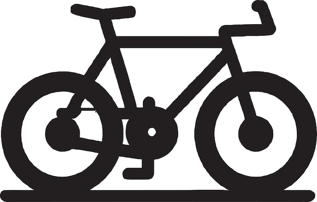 Icono vectorial del soporte de la taza de la bicicleta