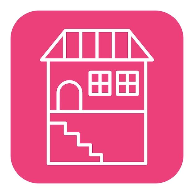 El icono vectorial del sótano se puede usar para el conjunto de iconos de mejoras para el hogar