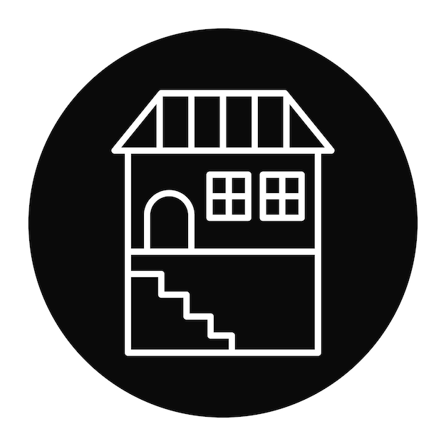 El icono vectorial del sótano se puede usar para el conjunto de iconos de mejoras para el hogar