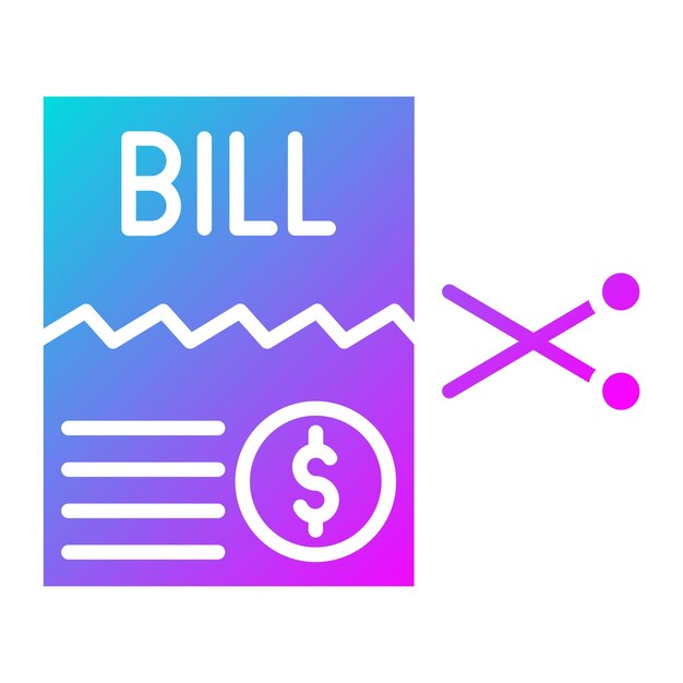 El icono vectorial de Split Bills se puede utilizar para el conjunto de iconos de planificación de vacaciones