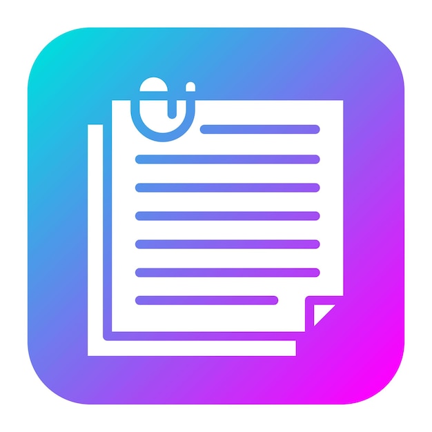 El icono vectorial de Sticky Notes se puede usar para el conjunto de iconos de Back to School