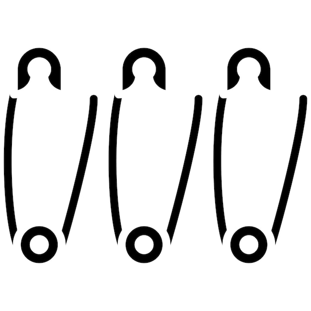 El icono vectorial de Stitch Marker se puede usar para el conjunto de iconos de Art and Craft Supplies