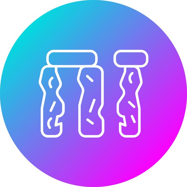 El icono vectorial de Stonehenge se puede usar para el conjunto de iconos de Historia