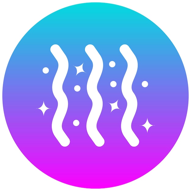 El icono vectorial de los streamers se puede usar para el iconset de Festa Junina