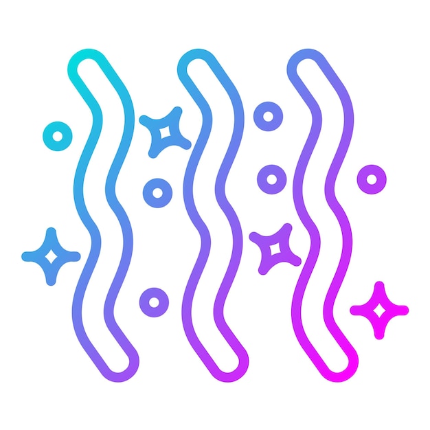 El icono vectorial de los streamers se puede usar para el iconset de Festa Junina