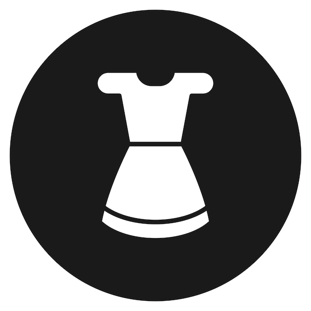 El icono vectorial de Sundress se puede usar para el conjunto de iconos de verano