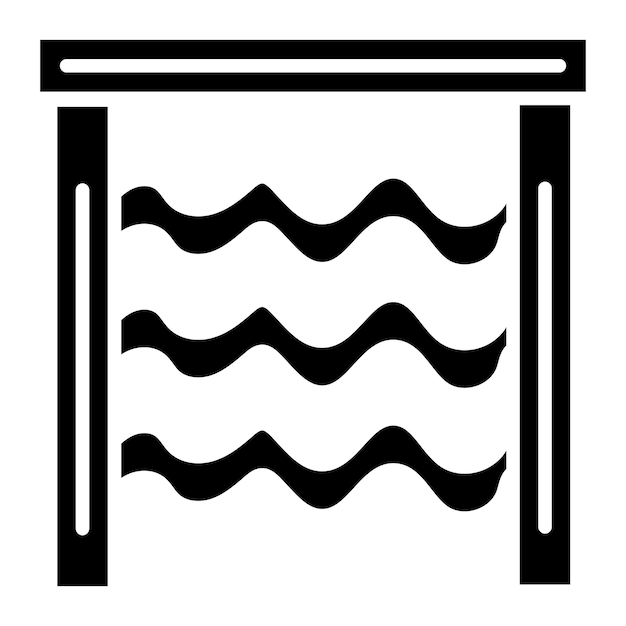 El icono vectorial de la tabla de lavado se puede usar para el icono de la lavandería