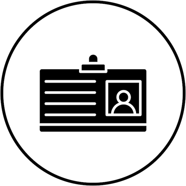 El icono vectorial de la tarjeta de la biblioteca se puede utilizar para el conjunto de iconos de la biblioteca