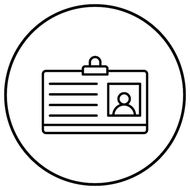 El icono vectorial de la tarjeta de la biblioteca se puede utilizar para el conjunto de iconos de la biblioteca