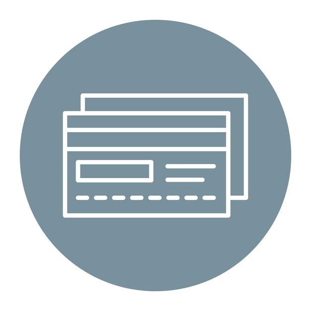El icono vectorial de la tarjeta de crédito se puede utilizar para el conjunto de iconos de la agencia de viajes