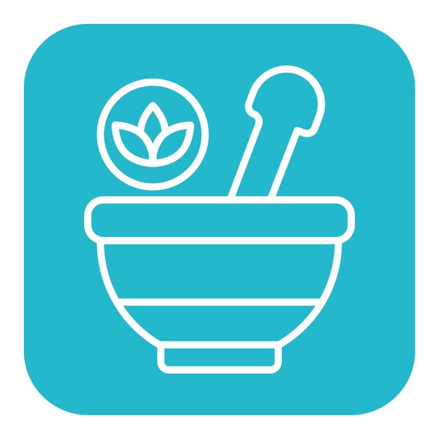 El icono vectorial de la taza de spa se puede usar para el conjunto de iconos de spa
